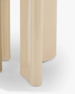 Table d'appoint, Bois beige glossy, H45.5 Mira