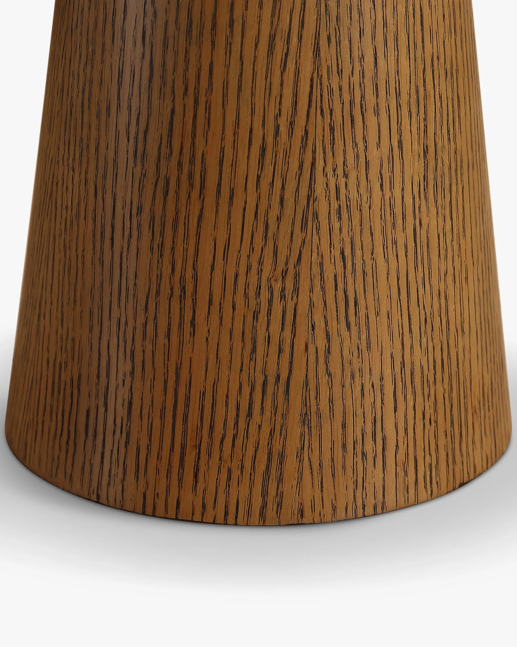 Table d'appoint, Marbre rouge & bois noyer, H42 Avila