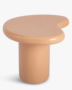 Table d'appoint modulable indoor/outdoor, Beige caramel glossy, H39 Levanto