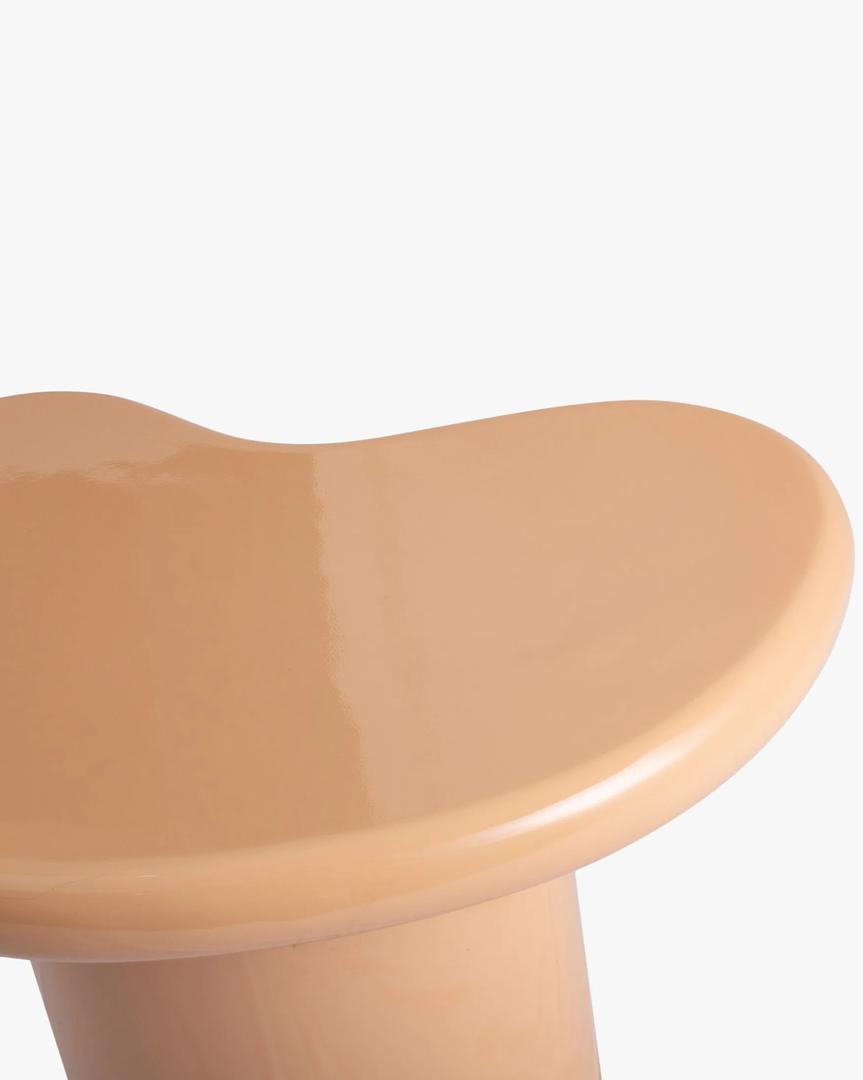 Table d'appoint modulable indoor/outdoor, Beige caramel glossy, H39 Levanto