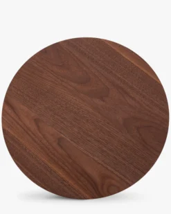 Table d'appoint ou de chevet, Effet bois noyer, H50 Fushimi