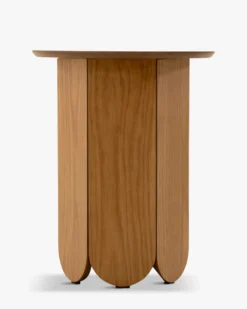 Table d'appoint ou de chevet, Effet bois blond, H50 Fushimi