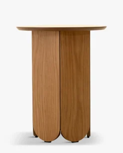 Table d'appoint ou de chevet, Effet bois blond, H50 Fushimi