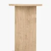 Table d'appoint, Pierre de travertin waterproof, H50 Emilio