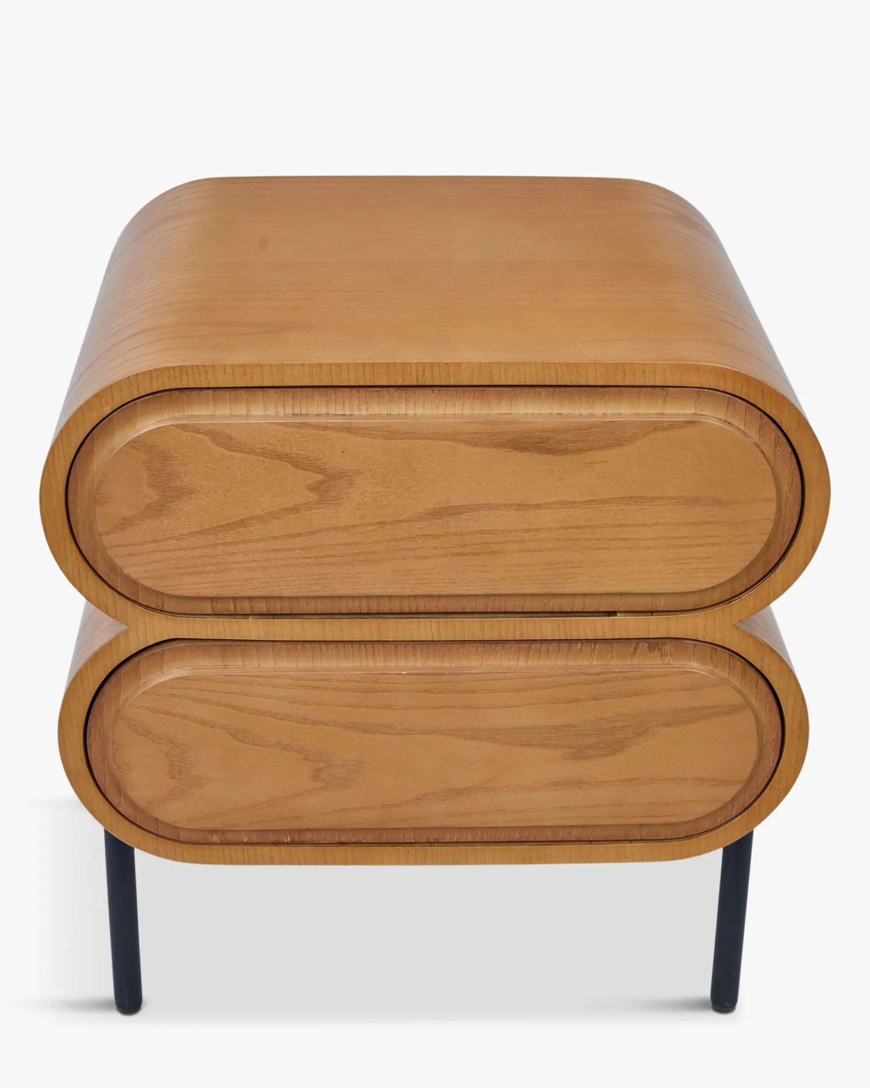 Table de chevet, Bois blond, H50 Monaco