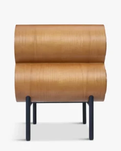 Table de chevet, Bois blond, H50 Monaco