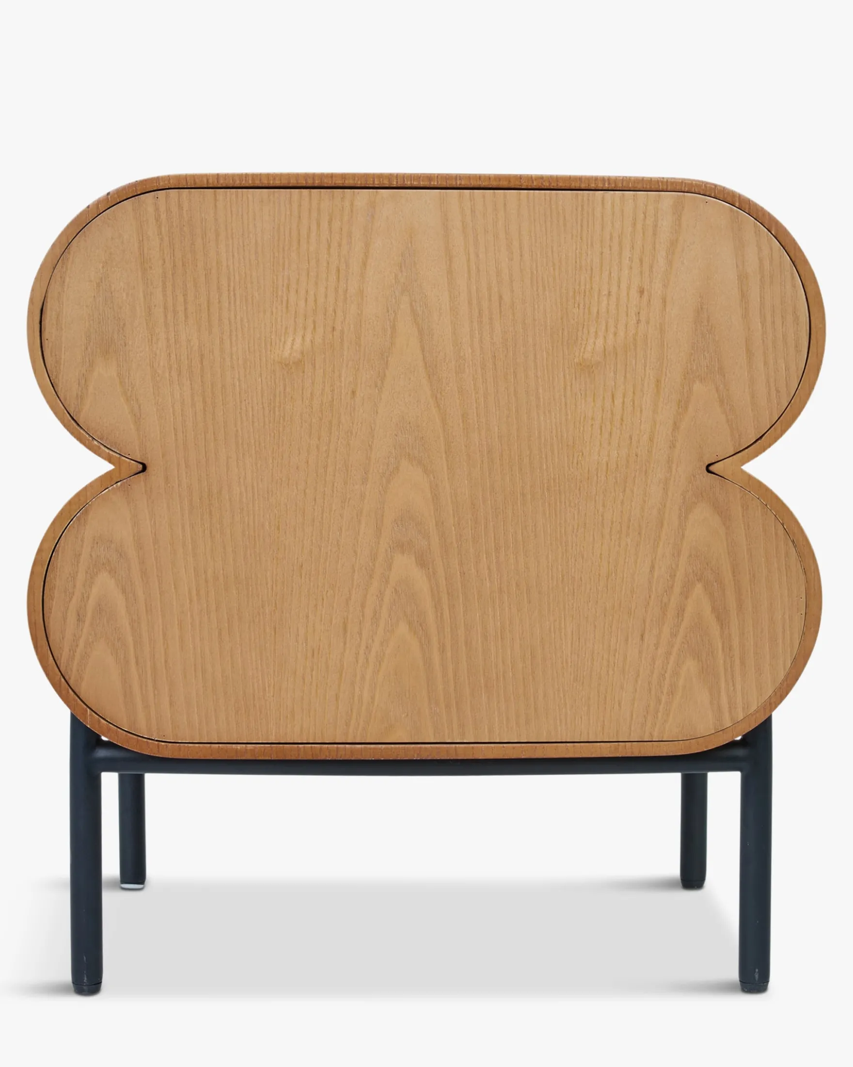 Table de chevet, Bois blond, H50 Monaco