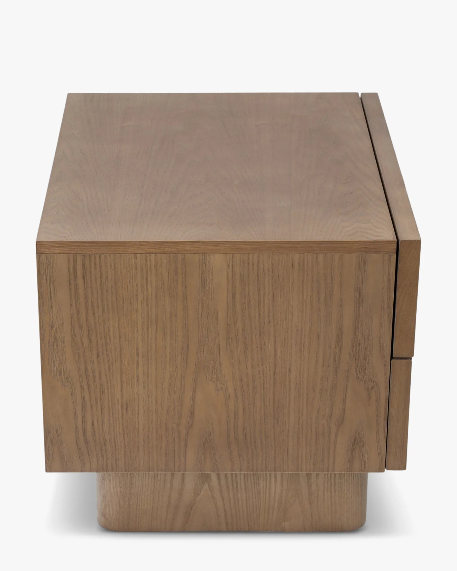 Table de chevet, Bois de frêne teinte noyer, H50 Cooper