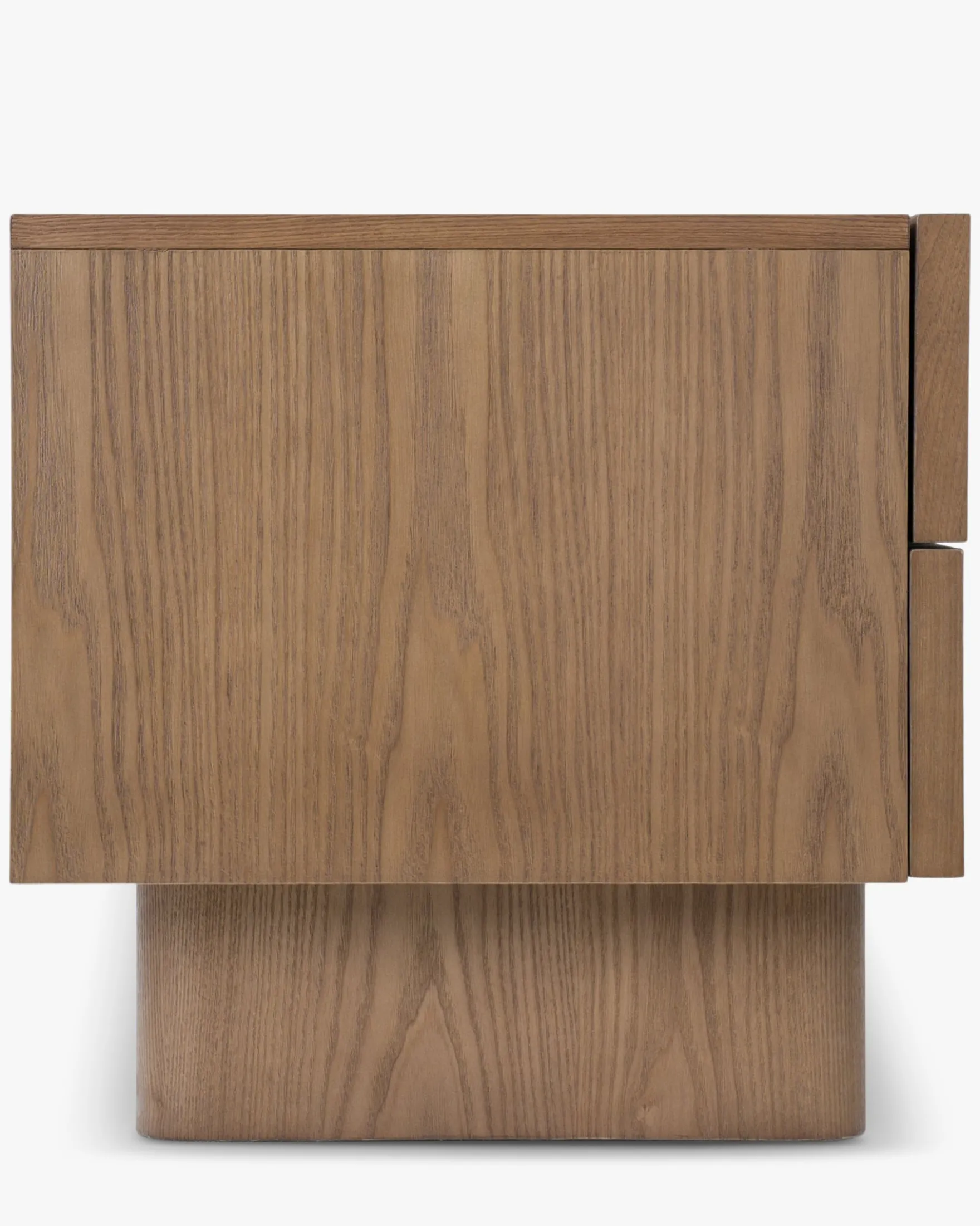 Table de chevet, Bois de frêne teinte noyer, H50 Cooper