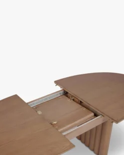 Table extensible, pour 4-6 personnes, Bois teinte noyer, L150-190 Sherwood