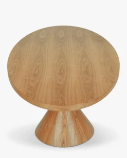Table à manger, Bois blond, Ø180 Izia