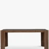 Table à manger extensible, pour 4-6 personnes, Bois teinté noyer, L100-180 Mirage