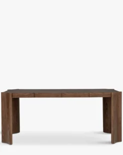 Table à manger extensible, pour 4-6 personnes, Bois teinté noyer, L100-180 Mirage