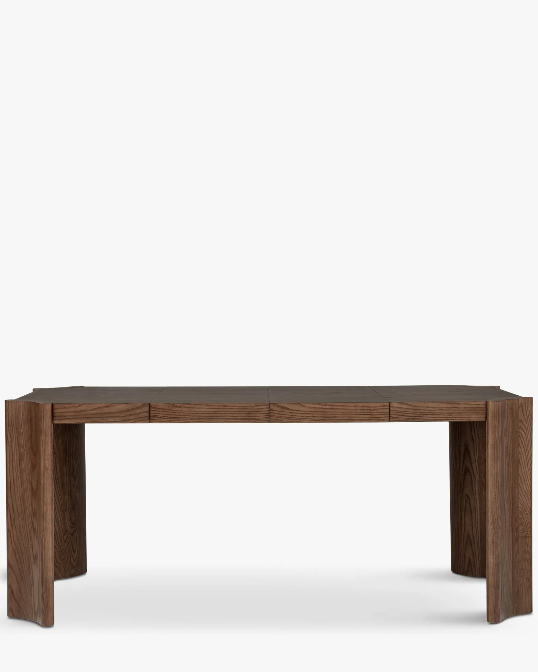 Table à manger extensible, pour 4-6 personnes, Bois teinté noyer, L100-180 Mirage