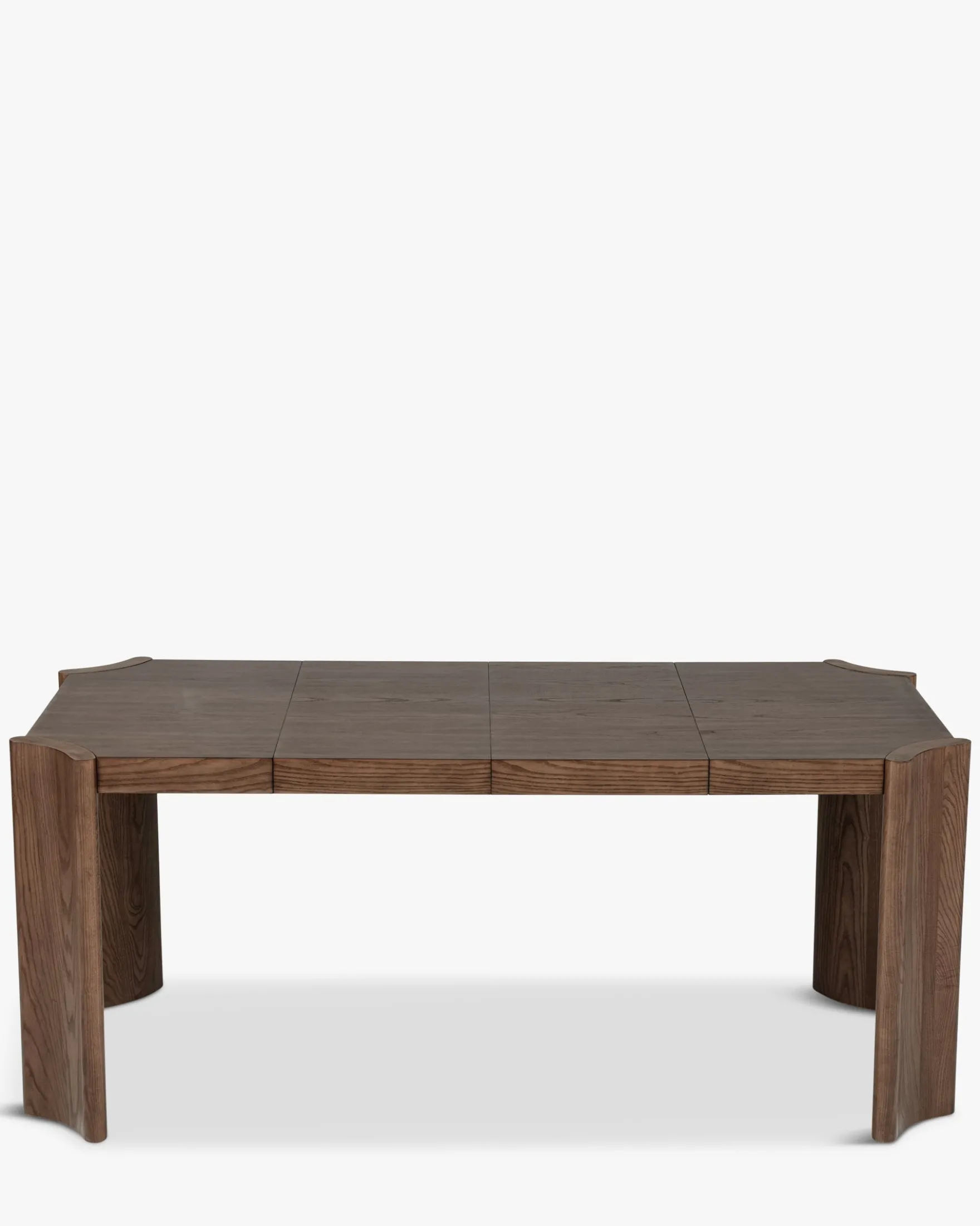 Table à manger extensible, pour 4-6 personnes, Bois teinté noyer, L100-180 Mirage