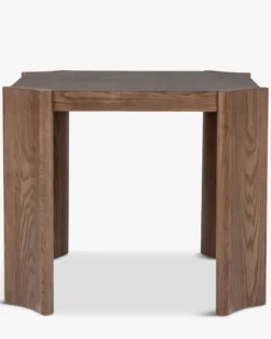 Table à manger extensible, pour 4-6 personnes, Bois teinté noyer, L100-180 Mirage