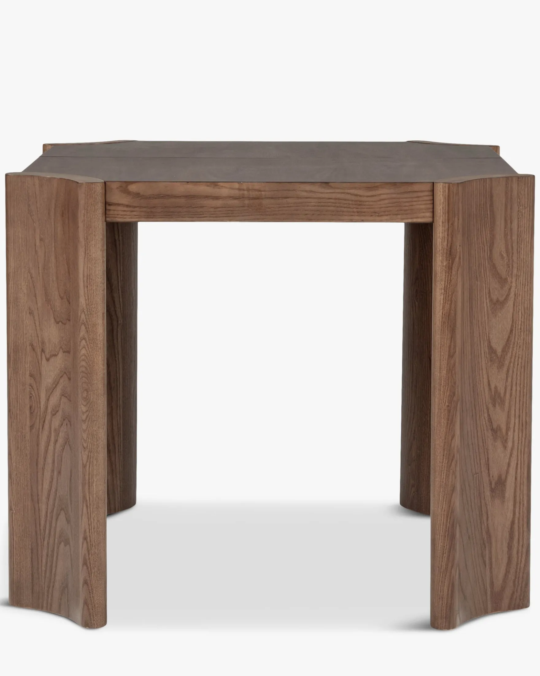 Table à manger extensible, pour 4-6 personnes, Bois teinté noyer, L100-180 Mirage