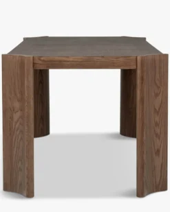 Table à manger extensible, pour 4-6 personnes, Bois teinté noyer, L100-180 Mirage