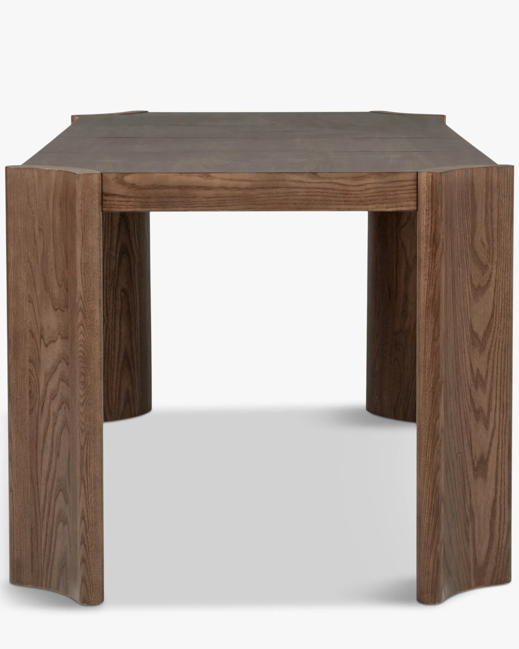 Table à manger extensible, pour 4-6 personnes, Bois teinté noyer, L100-180 Mirage