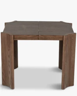 Table à manger extensible, pour 4-6 personnes, Bois teinté noyer, L100-180 Mirage