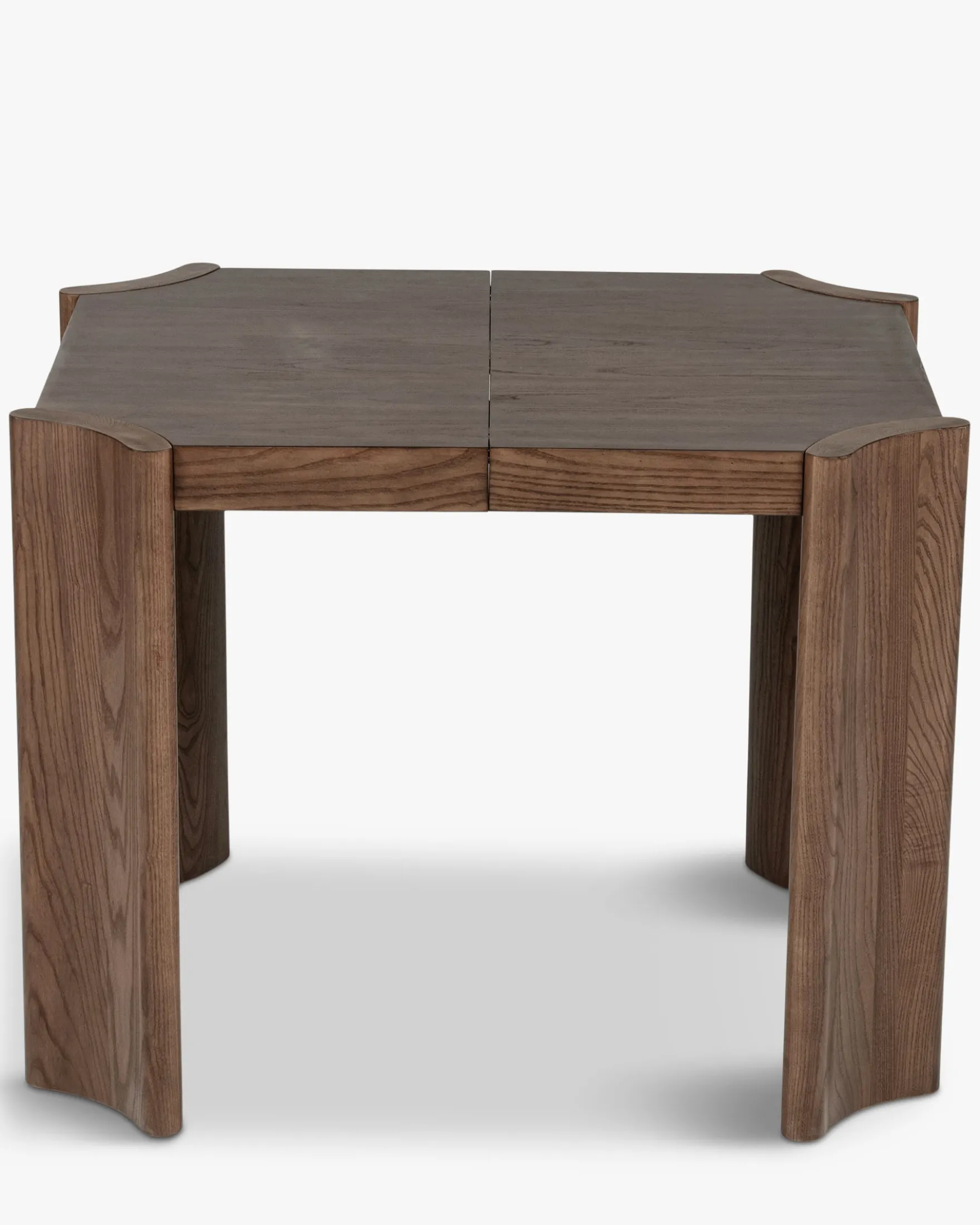 Table à manger extensible, pour 4-6 personnes, Bois teinté noyer, L100-180 Mirage