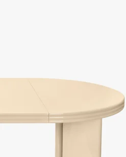 Table à manger extensible, pour 4-8 personnes, Bois beige glossy, L100-180 Mira