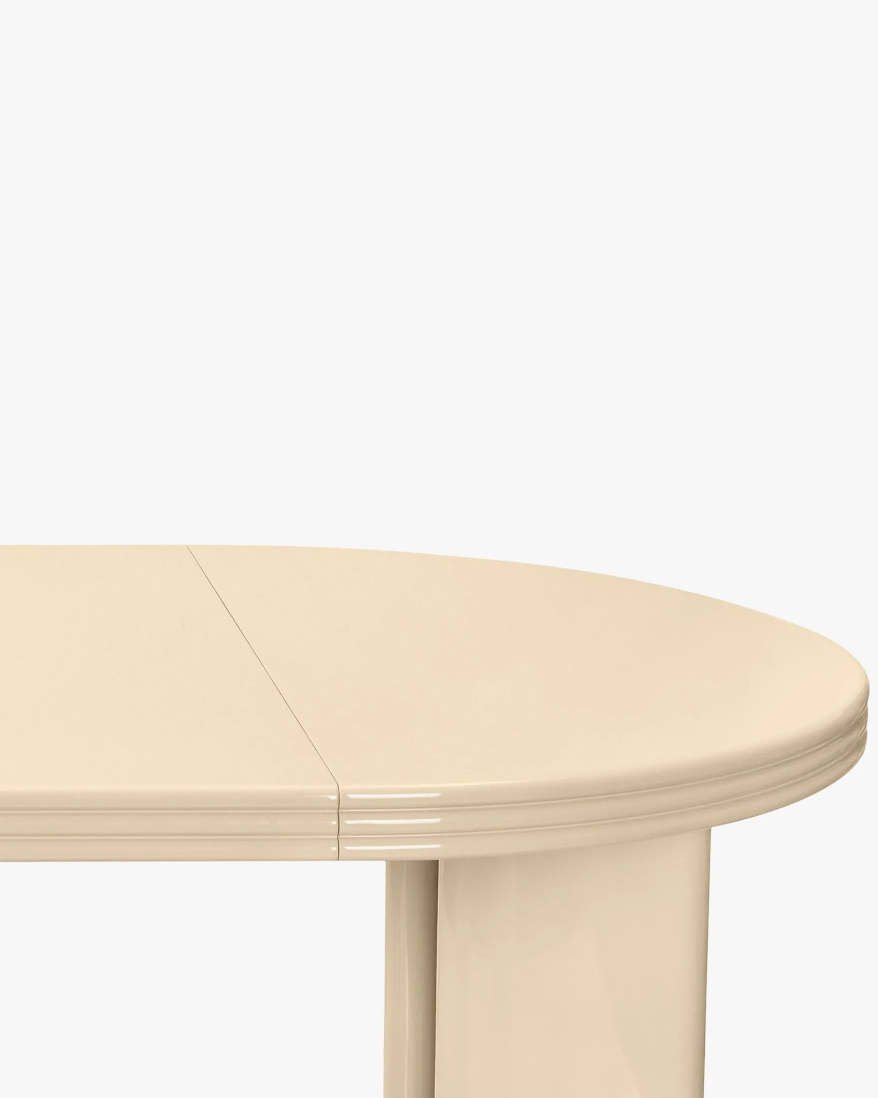 Table à manger extensible, pour 4-8 personnes, Bois beige glossy, L100-180 Mira