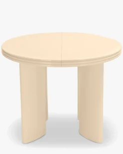 Table à manger extensible, pour 4-8 personnes, Bois beige glossy, L100-180 Mira