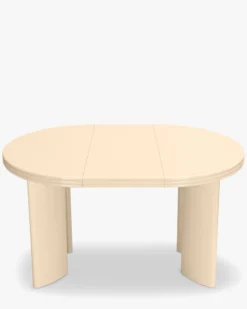Table à manger extensible, pour 4-8 personnes, Bois beige glossy, L100-180 Mira