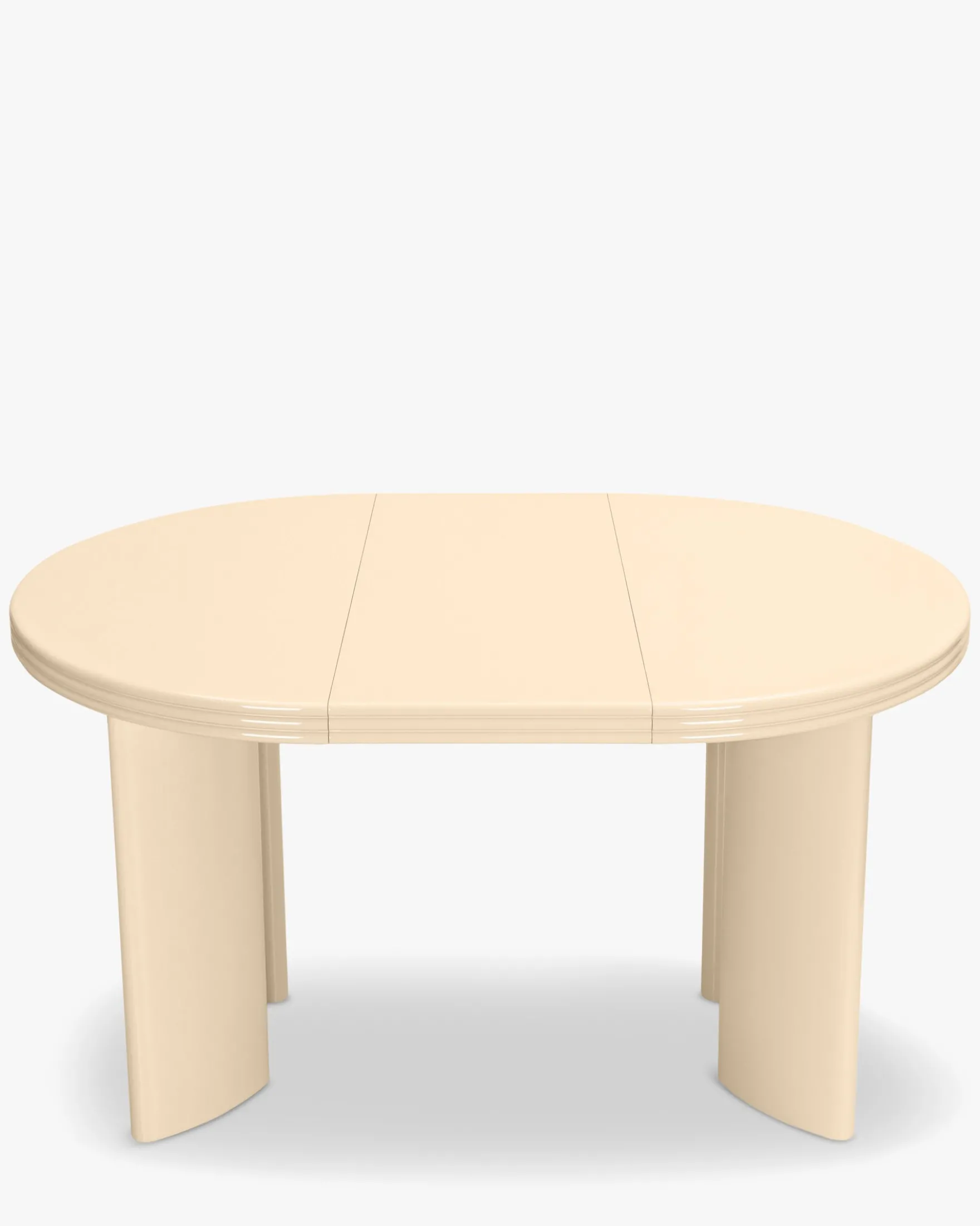 Table à manger extensible, pour 4-8 personnes, Bois beige glossy, L100-180 Mira