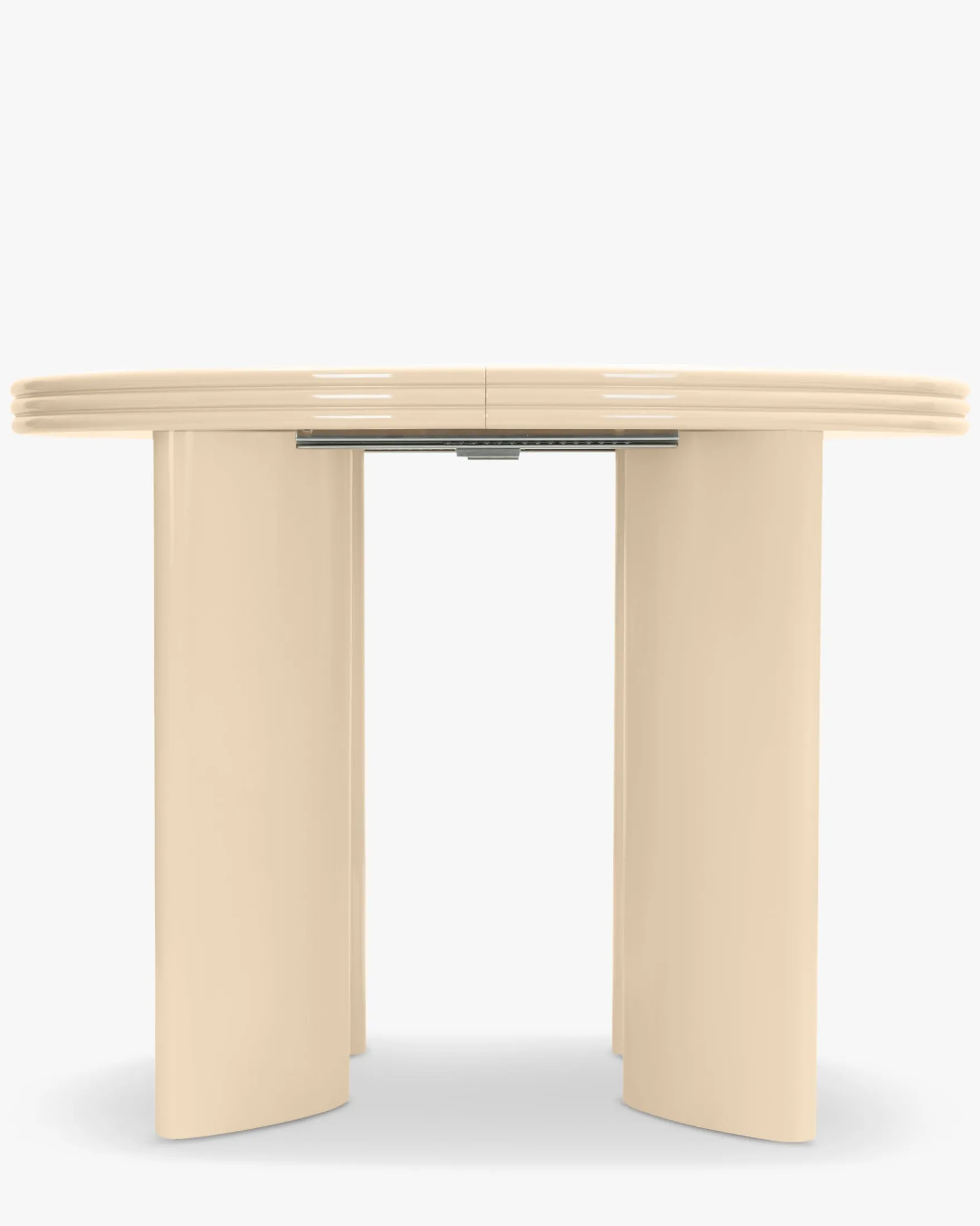 Table à manger extensible, pour 4-8 personnes, Bois beige glossy, L100-180 Mira