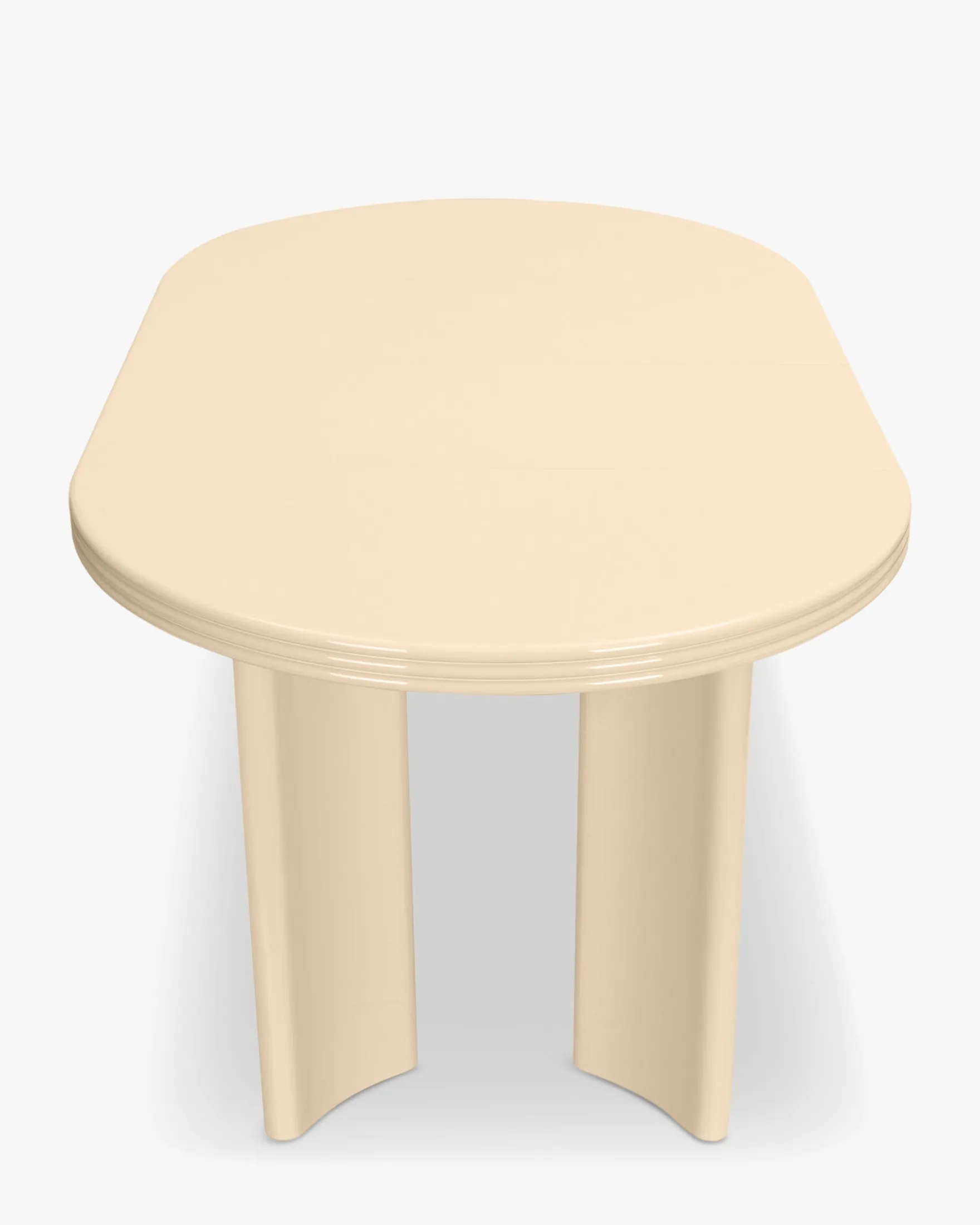 Table à manger extensible, pour 4-8 personnes, Bois beige glossy, L100-180 Mira