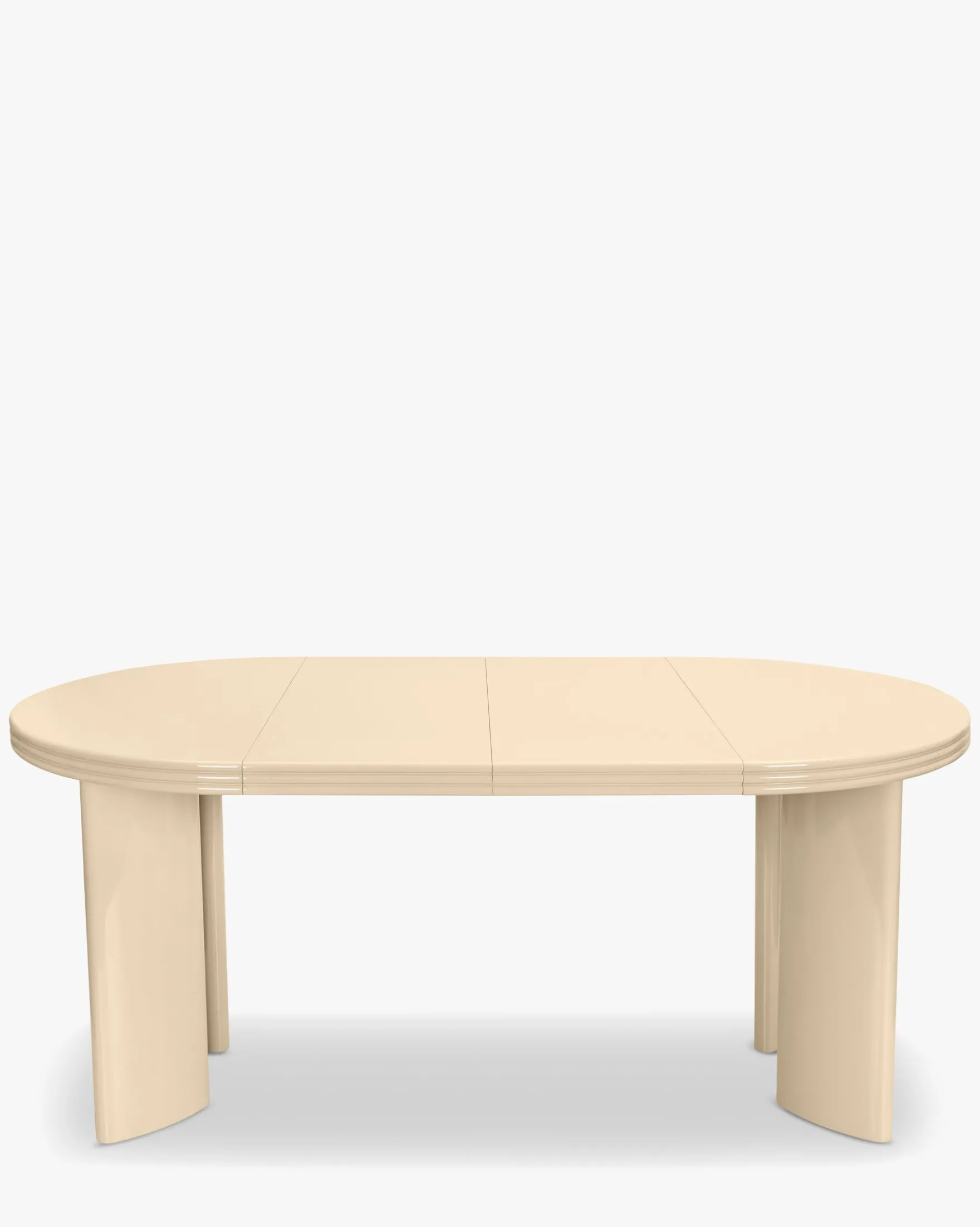 Table à manger extensible, pour 4-8 personnes, Bois beige glossy, L100-180 Mira