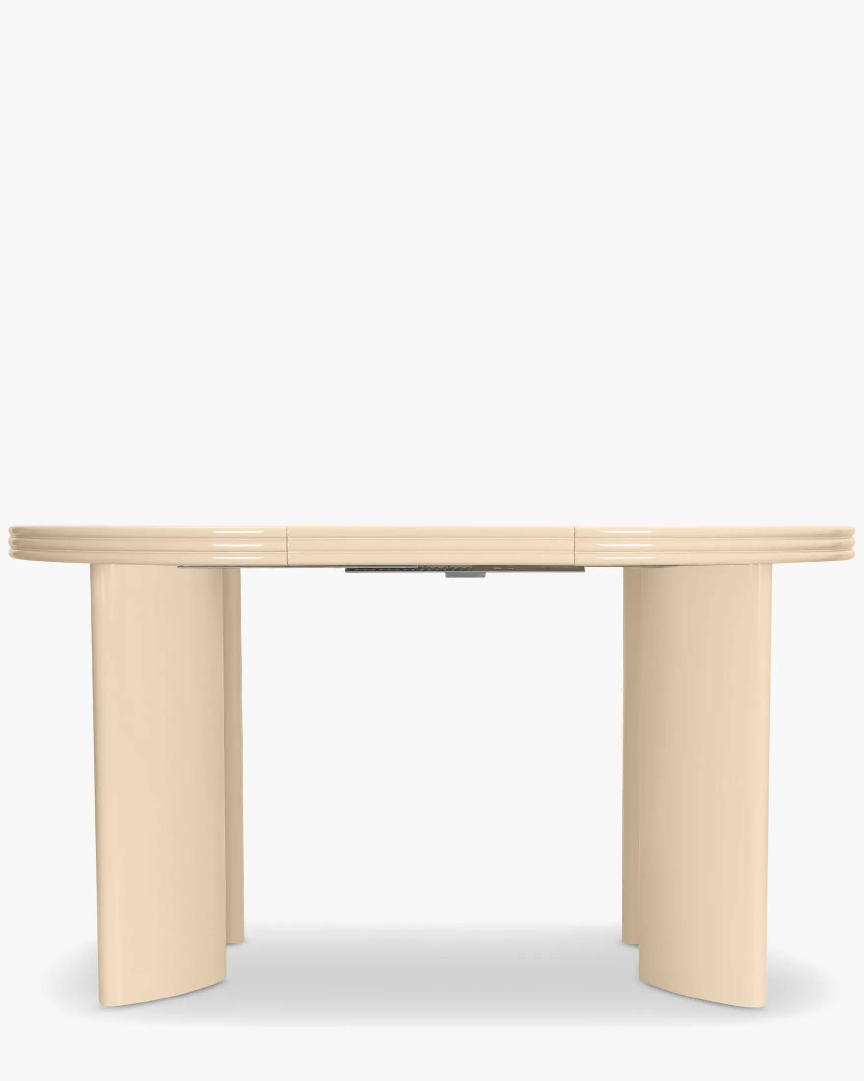 Table à manger extensible, pour 4-8 personnes, Bois beige glossy, L100-180 Mira