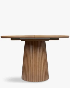 Table à manger extensible, pour 4-6 personnes, Bois noyer, L120-160 Tamia