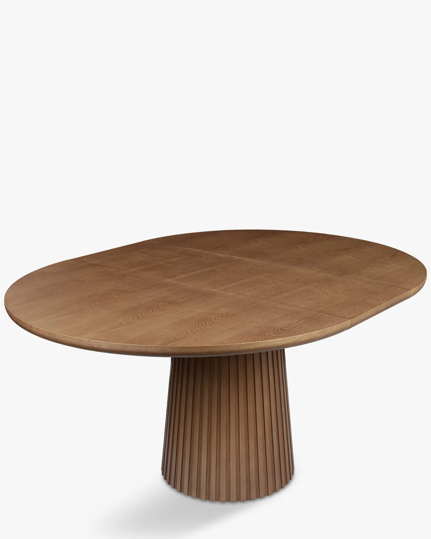 Table à manger extensible, pour 4-6 personnes, Bois noyer, L120-160 Tamia