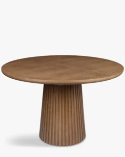 Table à manger extensible, pour 4-6 personnes, Bois noyer, L120-160 Tamia