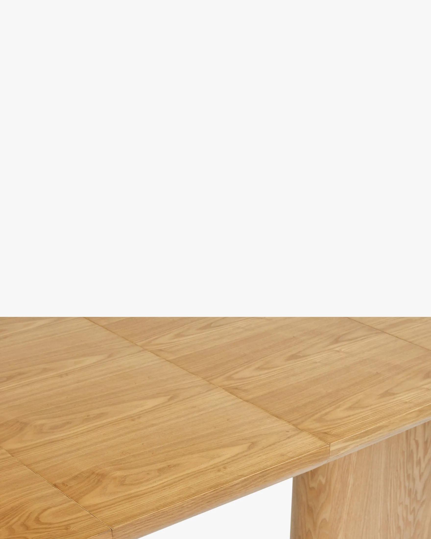 Table à manger extensible, pour 4-6-8 personnes, Bois blond, L160-195-230 Columbia