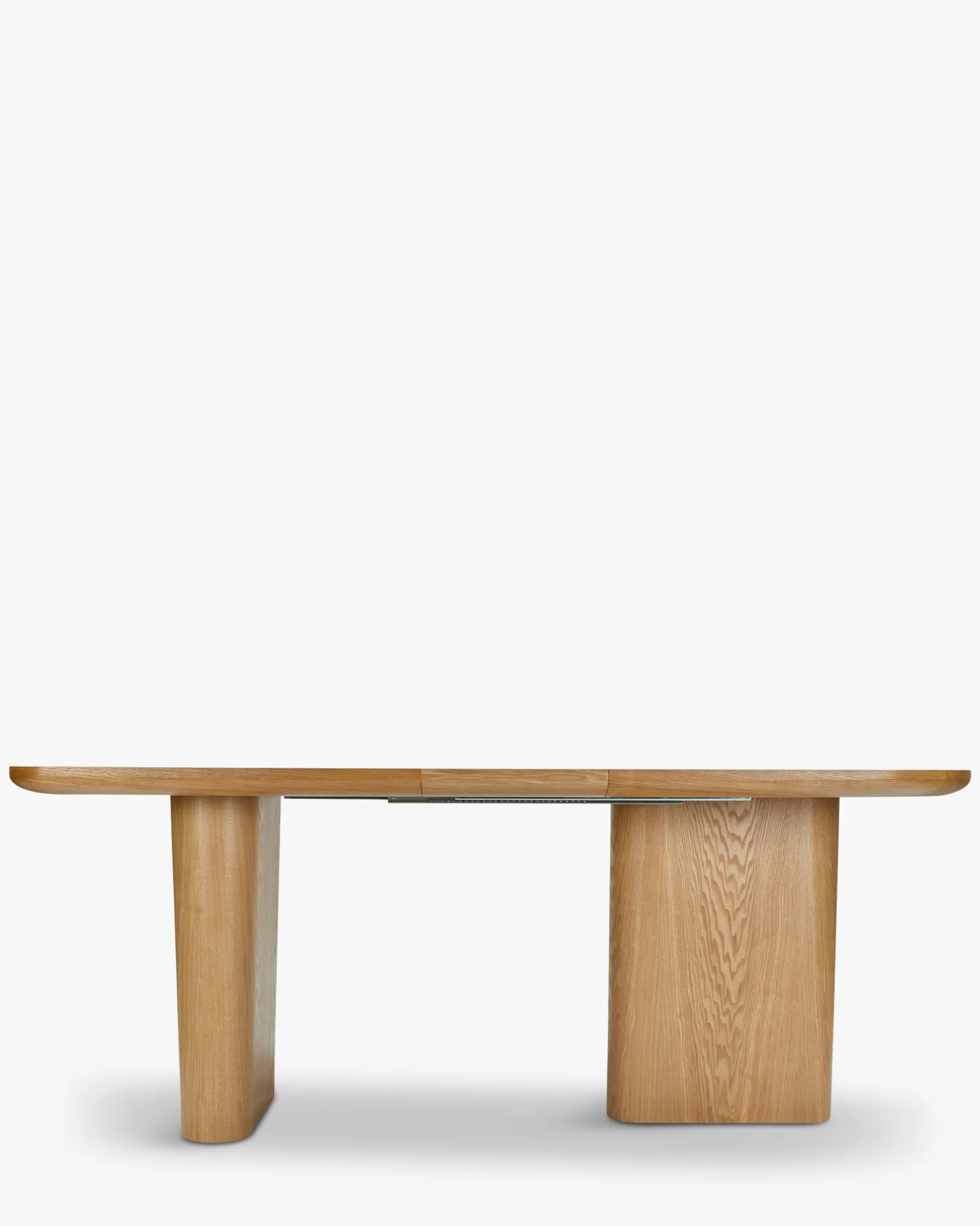 Table à manger extensible, pour 4-6-8 personnes, Bois blond, L160-195-230 Columbia