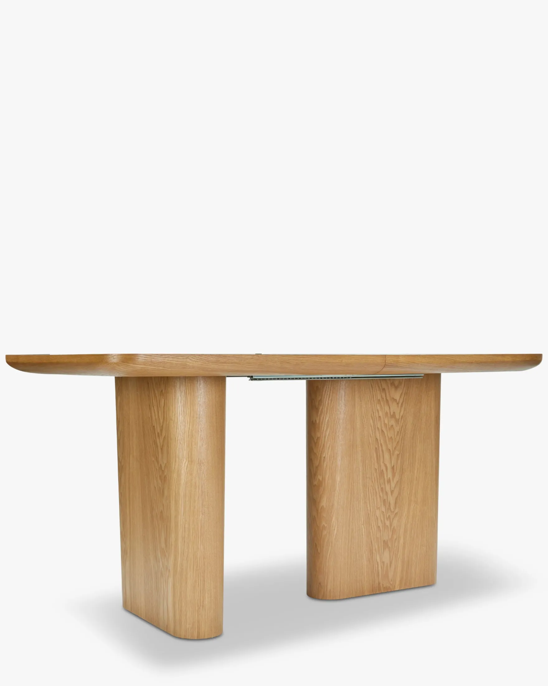 Table à manger extensible, pour 4-6-8 personnes, Bois blond, L160-195-230 Columbia