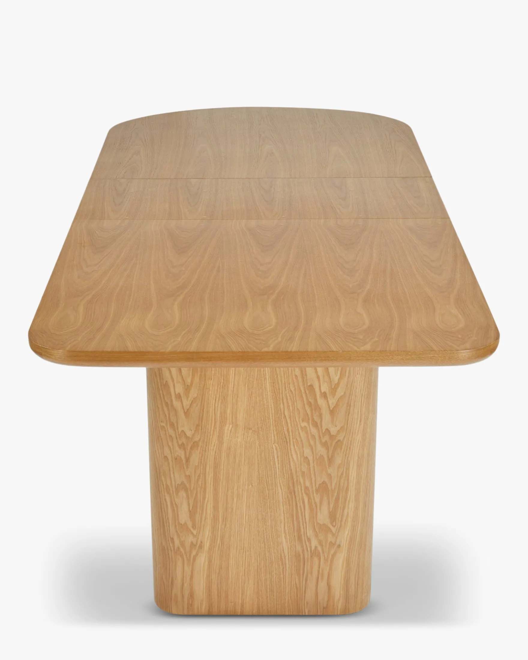 Table à manger extensible, pour 4-6-8 personnes, Bois blond, L160-195-230 Columbia