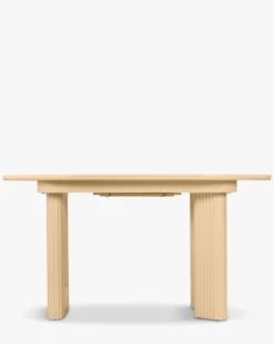 Table à manger extensible, pour 4-6 personnes, Bois beige, L150-190 Adriano