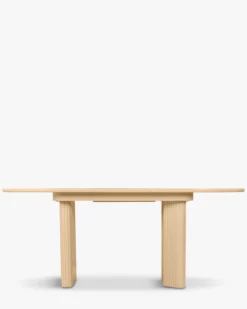Table à manger extensible, pour 4-6 personnes, Bois beige, L150-190 Adriano