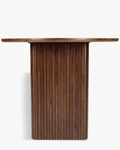 Table à manger, pour 4 personnes, Bois de noyer veiné, L150 Adriano