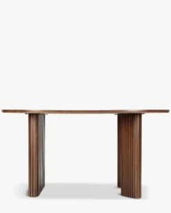 Table à manger, pour 4 personnes, Bois de noyer veiné, L150 Adriano