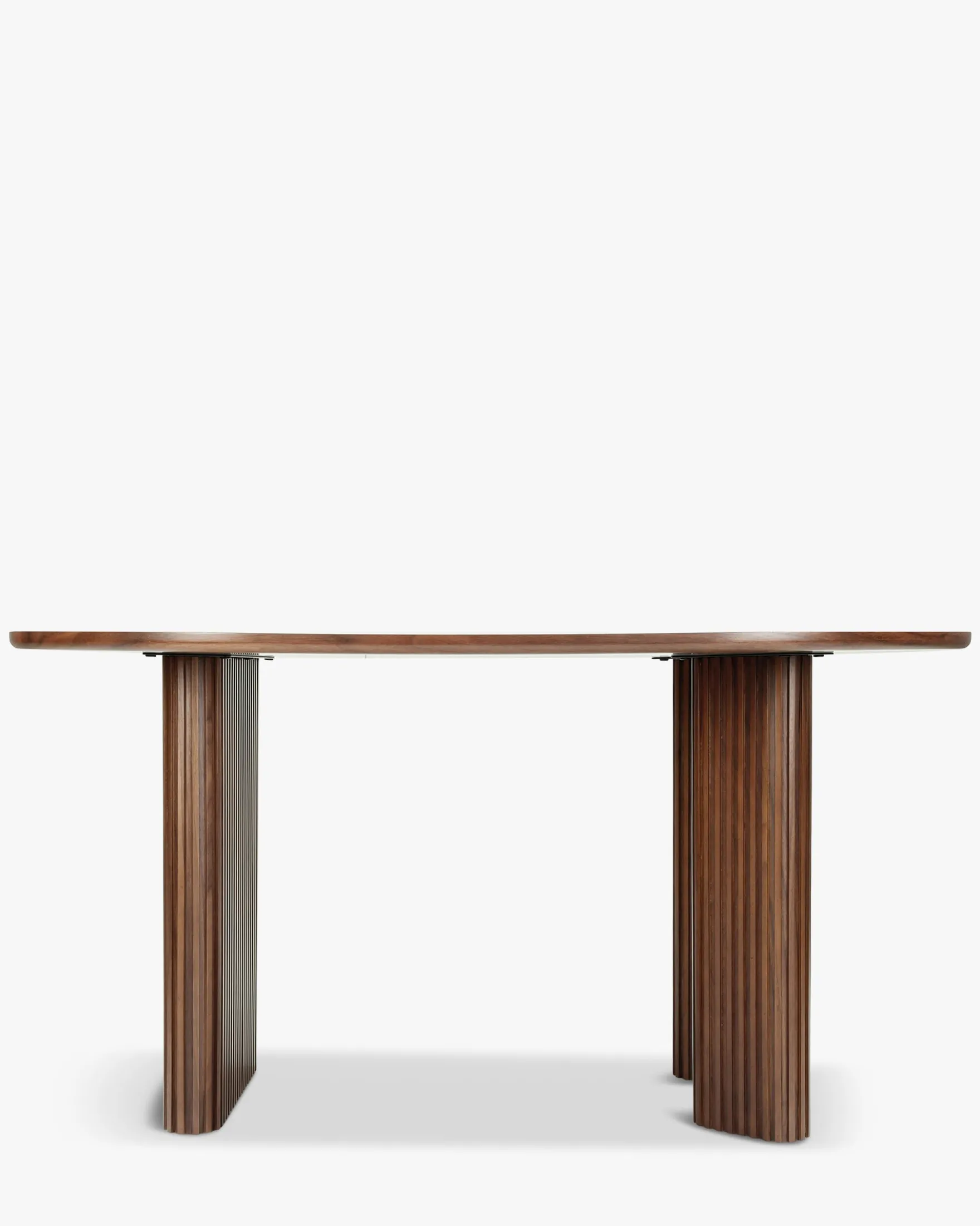 Table à manger, pour 4 personnes, Bois de noyer veiné, L150 Adriano