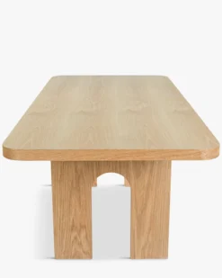 Table à manger, pour 8 personnes, bois de chêne naturel, L220 Danbury