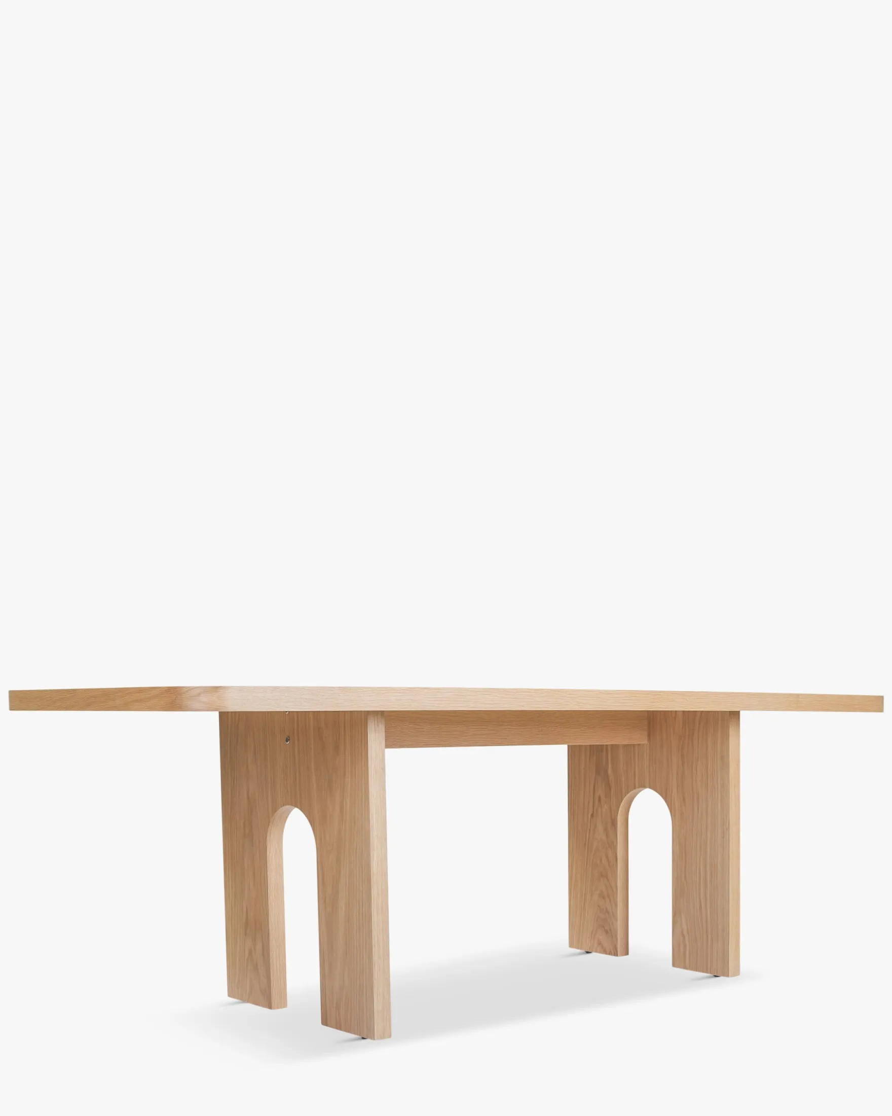 Table à manger, pour 8 personnes, bois de chêne naturel, L220 Danbury