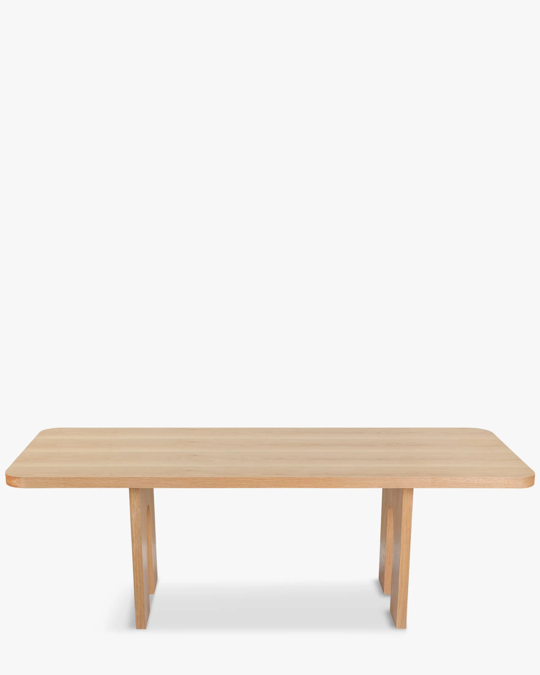 Table à manger, pour 8 personnes, bois de chêne naturel, L220 Danbury
