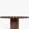 Tables à manger, pour 4-6 personnes, Bois teinte noyer, L120-165 Modanata